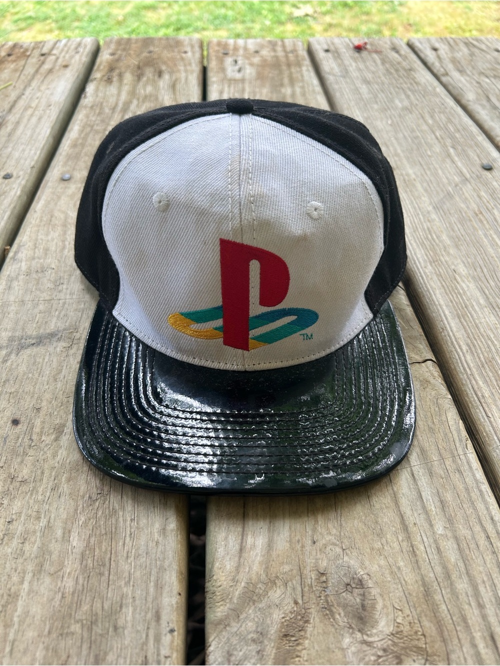 Vintage PlayStation Logo Snapback Hat